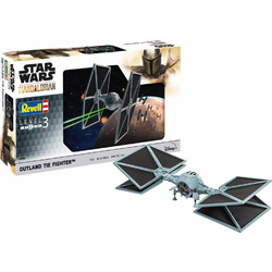Revell The Mandalorian Outland TIE Fighter Συναρμολογούμενο Πλαστικό Μοντέλο Διαστημικού Οχήματος 1:164