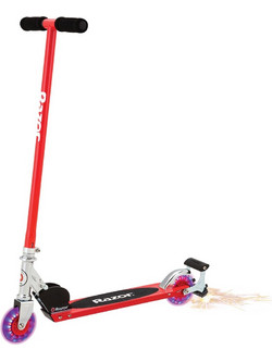 Razor S Spark Αναδιπλούμενο Παιδικό Πατίνι Δίτροχο Κόκκινο