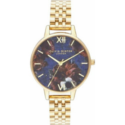 Olivia Burton Γυναικείο Ρολόι με Χρυσό Μεταλλικό Μπρασελέ OB16SP13