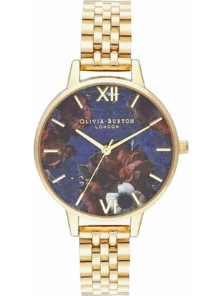 Olivia Burton Γυναικείο Ρολόι με Χρυσό Μεταλλικό Μπρασελέ OB16SP13