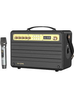 W-King K6S Σύστημα Καραόκε με Ασύρματο Μικρόφωνο Μαύρο