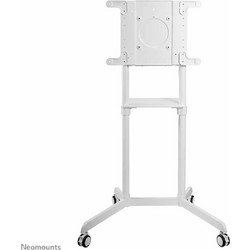 Neomounts NS-M1250WHITE Βάση Τηλεόρασης Δαπέδου Περιστρεφόμενη Τροχήλατη 37"-70" έως 70kg