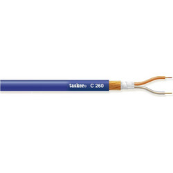 C260 PVC BLUE | Καλώδιο Μικροφώνου Balanced 2x0.25mm, Εξωτ.Διατομή 6mm, Μπλε (Κο