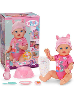 Zapf Creation Baby Born Emma Click & Play Κούκλα Μωρό 43cm
