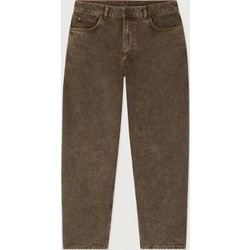 American Vintage Oshow Ανδρικό Τζιν Παντελόνι Loose Εφαρμογή Καφέ
