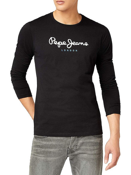 ΜΠΛΟΥΖΑ PEPE JEANS EGGO ΜΕ ΜΑΚΡΥ ΜΑΝΙΚΙ BLACK