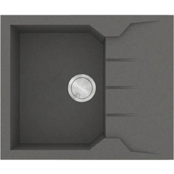 Sanitec Ultra Granite 812 Επικαθήμενος Νεροχύτης Γρανίτη Αντιστρεφόμενος Ματ Pietra 60x50cm