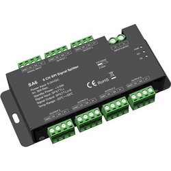 SPI SPLITER (PIXEL) ''SA6'' 1 ΟΜΑΔΑ ΣΕ 6 ΟΜΑΔΕΣ 5-24VDC