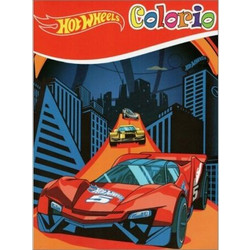 Βιβλίο ζωγραφικής Hotwheels Colorio 3