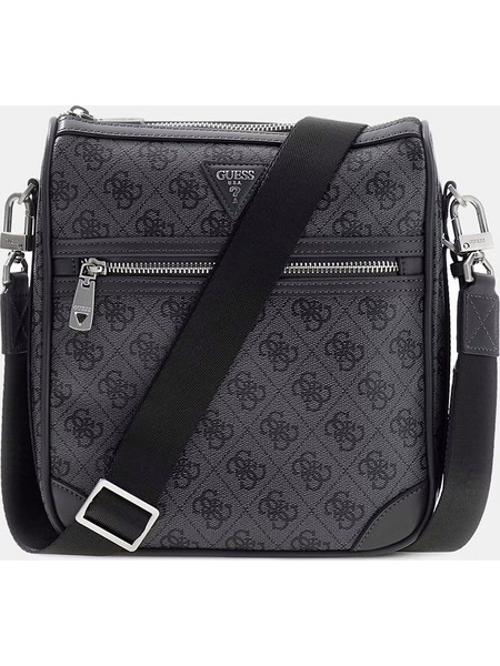 Guess Milano 2 Ανδρική Τσάντα Χιαστί Dark Gray HMMILLP6217-BTH