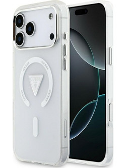 Guess IML Gradient Triangle Logo MagSafe Θήκη Transparent (iPhone 18 Pro Max / 17 Pro Max)
