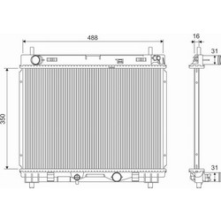 VALEO 701366 - VALEO ΨΥΓΕΙΟ ΜΗΧΑΝΗΣ