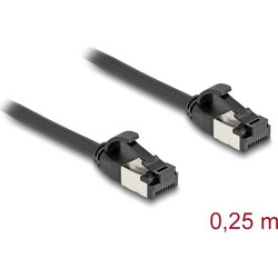 DeLOCK U/FTP Cat.8.1 Καλώδιο Δικτύου Ethernet 0.25m Black