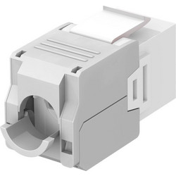 GOOBAY Keystone module RJ45 CAT 6A 90867, UTP, λευκό
