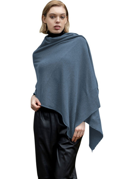 AGGEL W SCARVES - FW58102K-MEDIUM GREY GREY