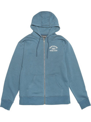 Cobalt Hooded Zip-Up