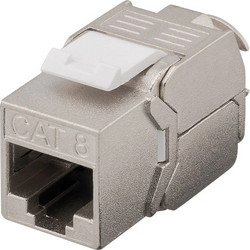 GOOBAY keystone module RJ45 CΑΤ 8.1 61129, STP, 2000 MHz, GHMT, ασημί