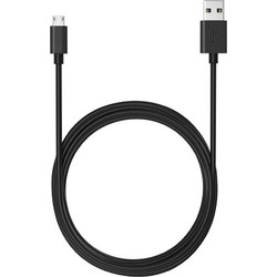 Καλώδιο Σύνδεσης και Φόρτισης Ancus Flow E44 USB σε Micro-USB 2.0A 480Mbps Data Transfer Μαύρο 1m