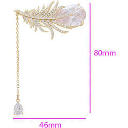 Brooch Celestial Plume