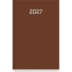 Ημερήσιο Ημερολόγιο Innostat 2027 Elit 17x25 Καφέ
