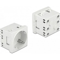 DELOCK module πρίζας ρεύματος Easy 45 81324, 45 45x45mm, 10τμχ