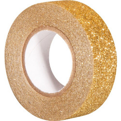 Χάρτινη Ταινία Masking Tape Glitter Gold 15mm x 5m