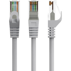 Gembird U/UTP Cat.6 Καλώδιο Δικτύου Ethernet 0.5m Grey