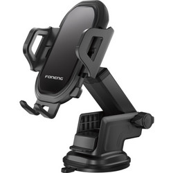 Foneng CP13 Magnetic Foldable Phone Holder Μαγνήτη Βάση Κινητού με βεντούζα - Μαύρο