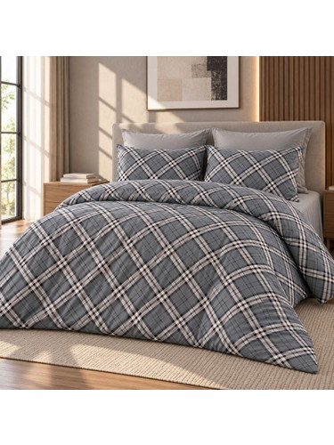Υπέρδιπλη Σετ Παπλωματοθήκη Geometric 220X240cm 4τμχ DC800-6
