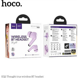 Hoco EQ2 Ακουστικά Bluetooth In Ear Purple