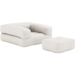 Πολυθρόνα-Κρεβάτι Futon CUBE - Karup - 701 Natural