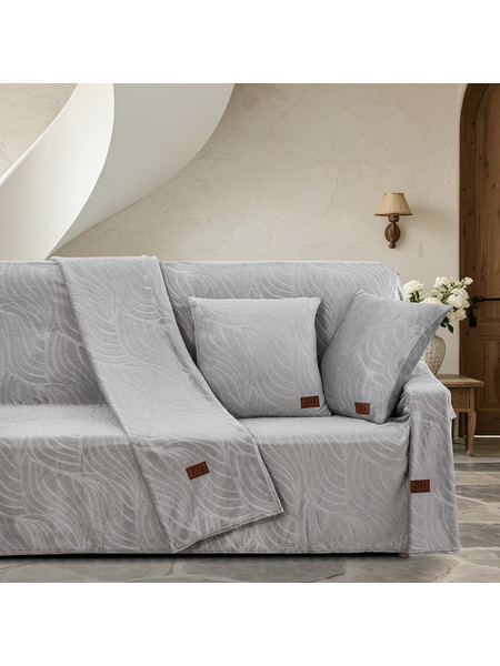 Beauty Home Σετ ριχτάρι 3τμχ Sienna Art 8671 (180x160+180x250+180x300) Γκρι
