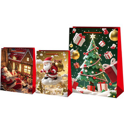 Τσάντα Δώρου Χριστουγέννων 23x17x8cm Xmasfest 1131828