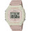 Casio Vintage Ψηφιακό Ανδρικό Ρολόι Χρονογράφος με Ροζ Καουτσούκ Λουράκι W-218HC-4A2VEF