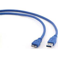 Cablexpert Regular USB 3.0 to micro USB Cable Μπλε 0.5m (CCP-mUSB3-AMBM-0.5M)
