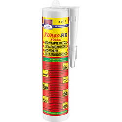 Turbo 500398445 - Κόλλα μονταρίσματος 290ml διάφανη Turbo fix