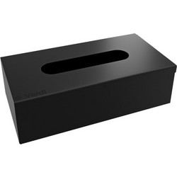 Verdi 504.08.05 Black Mat - Θήκη για Χαρτομάντηλα