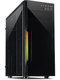 Inter-Tech B-42 RGB Gaming Midi Tower Κουτί Υπολογιστή RGB με Πλαϊνό Παράθυρο