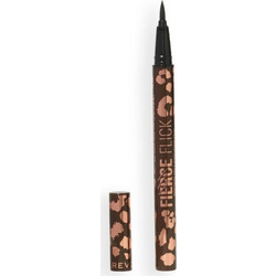 Makeup Revolution, Fierce Eyeliner, Μαρκαδόρος, Ματ, Υγρό eyeliner, Καφέ, 0.5 ml