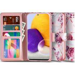 Tech-Protect Wallet Floral Rose (Samsung Galaxy A72 4G / 5G)