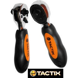 TACTIX 90060 Double face ratchet 3/8" & 1/4" Διπλής όψεως καστάνια