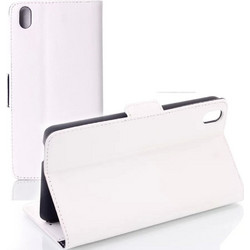 Δερμάτινη Stand Θήκη/Πορτοφόλι για HTC Desire 816 Λευκό (ΟΕΜ)