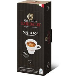Garibaldi Κάψουλες Espresso Gusto Top Συμβατές με Μηχανή Nespresso 10τμχ