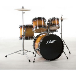 Ashton TMF522 Drum Set Brown Sunburst
