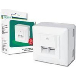 DIGITUS ΠΡΙΖΑ ΕΠΙΤΟΙΧΙΑ/ΧΩΝΕΥΤΗ STP 2*RJ45 CAT6