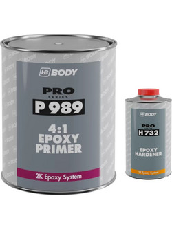 HB Body 989 4:1 Εποξειδικό Αστάρι 1lt + 732 Σκληρυντής 0.25lt