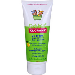 Klorane Petit Junior Gel Douche Poire Παιδικό Σαμπουάν & Αφρόλουτρο για Λεπτά Μαλλιά 200ml