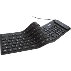 Flexible Full Sized Keyboard USB and PS/2