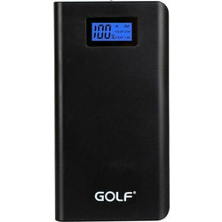 Golf LCD-06 Power Bank 15600mAh με 2 Θύρες USB-A Black