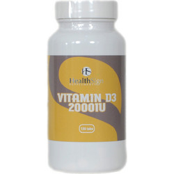 Health Sign Vitamin D3 2000iu 120 Ταμπλέτες